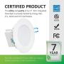 Sunco Lighting 12 Pack 4 Inch Slim LED Downlight, Integrated Junction Box,10W=60W, 650 LM, Dimmable, 3000K Warm White, Recessed Jbox Fixture, IC Rated, Simple Retrofit Installation - ETL & Energy Star