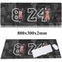31.5x11.8 Inch Cool Legend Black Mamba Kobe Non-Slip Rubber Extended Large Gaming Mouse Pad with Stitched Edges Computer Keyboard Mouse Mat PC Accessories (8-Dunk 8&24)