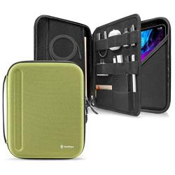 tomtoc Portfolio Case for iPad Pro 12.9-inch 2018 & 2020, Protective Sleeve with Accessories Pocket, Carrying Storage Bag for iPad Pencil/Adapter/Hubs/Cables/ Magic Keyboard Fit Surface Pro 12.3