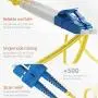 LC to SC Fiber Patch Cable Single Mode Duplex - 1m (3.28ft) - 9/125um OS1 LSZH - Beyondtech PureOptics Cable Series
