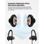 Otium Bluetooth Headphones, Best Wireless Sports Earphones w/Mic IPX7 Waterproof HD Stereo Sweatproof in-Ear Earbuds, Gym Running Workout 8 Hour Battery Noise Cancelling Headsets