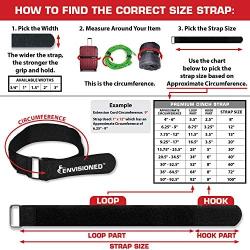 Premium Cinch Straps with Stainless Steel Metal Ring (Buckle), Reusable Durable Hook and Loop, Multipurpose Securing Straps 3/4'' x 8'' - 8 Pack Plus 2 Bonus Original Cinch Straps