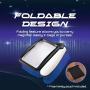 Insten Large Foldable Magnifying Glass for Reading with Dimmable Led Light, Carry Pouch Included