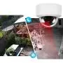Anpviz 5MP PoE IP Dome Camera with Microphone, Audio, IP Security Camera Outdoor Night Vision 98ft Weatherproof IP66 Indoor Outdoor ONVIF Compaliant Wide Angle 2.8mm, #IPC-D250W-S