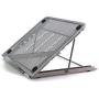 Baobeir Mesh Ventilated Adjustable Laptop Stand for Laptop/Notebook/iPad/Fire 7/Fire 8/Fire 10/Samsung Tab/Tablet and More (Gray)