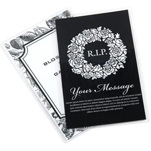 USI WrapSure Memorial Prayer Card Size Thermal Laminating Pouches, 2.875 x 4.625 Inches, 5 Mil, 500-Pack