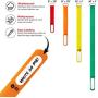 Wrap-It Storage Cinch-Straps (Assorted 16 Pack) Features Stainless Steel Buckle and Write on Label for Easy Cord Identification and Cable Management, Reusable Multi-Purpose Securing Cinch Straps