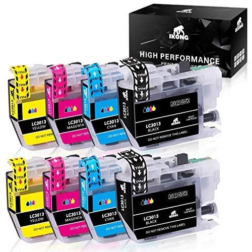 IKONG Compatible Ink Cartridges Replacement for LC3013 LC3011 High Yield for MFC-J491DW MFC-J895DW MFC-J690DW MFC-J497DW Printer (2 Black, 2 Cyan, 2 Magenta, 2 Yellow, 8-Pack)