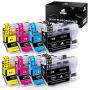 IKONG Compatible Ink Cartridges Replacement for LC3013 LC3011 High Yield for MFC-J491DW MFC-J895DW MFC-J690DW MFC-J497DW Printer (2 Black, 2 Cyan, 2 Magenta, 2 Yellow, 8-Pack)