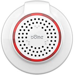 Dome Home Automation DMS01 Wireless Z-Wave Battery-Powered Home Security Siren and Chime, White
