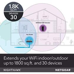 NETGEAR WiFi Mesh Range Extender EX7000 - Coverage up to 2100 sq.ft. and 35 devices with AC1900 Dual Band Wireless Signal Booster & Repeater (up to 1900Mbps speed), plus Mesh Smart Roaming