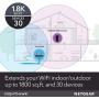 NETGEAR WiFi Mesh Range Extender EX7000 - Coverage up to 2100 sq.ft. and 35 devices with AC1900 Dual Band Wireless Signal Booster & Repeater (up to 1900Mbps speed), plus Mesh Smart Roaming