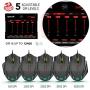 Redragon M908 Impact RGB LED MMO Mouse with Side Buttons Optical Wired Gaming Mouse with 12,400DPI, High Precision, 20 Programmable Mouse Buttons