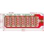 Electronics-Salon 1R - 9999999R Seven Decade Programmable Resistor Board, Step 1R, 1%, 1/2 Watt.