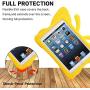 Simicoo iPad Mini 4 3 2 3D Cute Butterfly Case for Kids Light Weight EVA Stand Shockproof Rugged Heavy Duty Kids Friendly Tablet Case for iPad Mini 4 3 2 (Yellow)