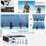 Wireless WiFi Movie 1080P Projector 6200Lux, HD Video Projectors Synchronize Smartphones Screen, Bluetooth Projector Compatible with HDMI, USB, VGA, AV, Laptop, TV Stick, PS4 for Outdoor Entertainment