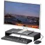 Monoprice Metal Multimedia Desktop Stand- 7.9 x 19.3 Inches - Black | Raised 3.2 Inches, Monitor Stand & Riser, Laptop Stand - WorkstreamCollection