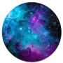 Pricetail Mouse Pad, Pretty Purple Galaxy Mouse Pads with Design, Non-Slip Mousepads, Waterproof Office Mousemat for PC Computers Laptop, 7.9 x 7.9 x 0.1 Inch