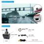 PARKVISION Smart Reverse Backup Camera,One-Key to Reverse/Shift Image Horizontally&Vertically,Mounting at Off-Center Position Allowed,4 Parking Lines Settable,5 Levels Brightness Adjustment,12V-24V