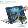 Funut Laptop Case for MacBook Air 13 Inch,Matte Hard Plastic Case Rubber Coated Slim Smooth Touch Air 13 Protective Cover for 2010-2017 MacBook Air 13.3 Inch A1466 & A1369, Starry Night