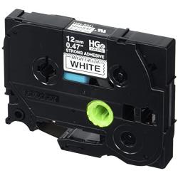 HGES2315PK Black on White Extra-Strength Adhesive Label Tape - 0.47'' W x 26.2, Pack of 5