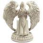 Bitcircuit Praying Angel Statue Candle Holder, Angel Electronic Candle Holder with Flameless LED Candle, Guardian Angel Wings Sculpture Statue Sympathy Gift for Home Wedding Christmas