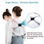Electronic Posture Corrector, Smart Posture Trainer Reminder Adjustable Back Brace Straightener with Intelligent Sensor Vibration for Kids, Teenagers,Men, Women Improve Posture and Relax Spine