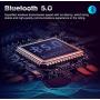 Motorcycle Helmet Bluetooth Headset HiFi Stereo Bluetooth 5.0 Auto Pairing Auto Answer Support Voice Dial 60H Playtime Fits Summer and Winter Bluetooth Helmet Headset Waterproof Sports Cycling/Skiing