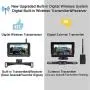 Rohent R3 HD 1080P Digital Signal Wireless Backup Camera 5 Monitor License Plate Hitch Rear/Front View Camera Observation System for Cars,Trucks,Campers SUVs IP69 Waterproof Super Night Vision
