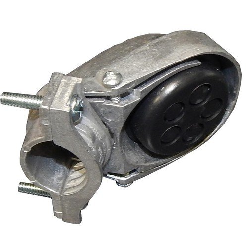 Morris Products Aluminum Service Entrance Cap – Clamp On Caps – for Pulling Service Drop Conductors, Rigid Conduit, IMC, E.M.T. – Heavy Duty Pressure Clamp – Weather Resistant – 2-1/2”