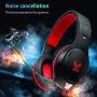 Karvipark H-10 Gaming Headset for Xbox One/PS4/PS5/PC/Nintendo Switch|Noise Cancelling,Bass Surround Sound,Over Ear,3.5mm Stereo Wired Headphones with Mic for Clear Chat