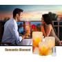AVEKI LED Candle Lights, 3 PCS Flameless Candles Light Warm White Battery Operated Electric LED Moving Wick Flickering Maple Leaf Candle Lights with Remote Timer for Decoration Wedding
