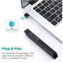 VicTsing Presentation Clicker Wireless Presenter Remote, 100FT Presentation Remote with Laser Pointer Presentation Pointer PPT PowerPoint Clicker