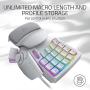 Razer Tartarus Pro Gaming Keypad: Analog-Optical Key Switches - 32 Programmable Keys - Customizable Chroma RGB Lighting - Programmable Macros - Variable Key Press Pressure Sensitivity - Mercury White