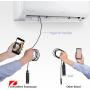 Pancellent Wireless Snake Camera 1200P WiFi Inspection Camera HD Endoscope with 8 LED Light Rigid Cable Borescope for iPhone Android Smartphone Table Ipad PC (5 Metes,16.5 FT)