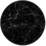 ITNRSIIET [20% Larger] Mouse Pad with Stitched Edge Premium-Textured Mouse Mat Waterproof Non-Slip Rubber Base Round Mousepad for Laptop PC Office 8.7×8.7×0.12 inches, Black Marbling