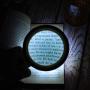 Magnifying Glass with Light,30X High Power Jumbo Lighted Magnifier Lens for Seniors Reading Small Print,Stamps, Map,Inspection, Macular Degeneration