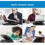HUANUO Adjustable Laptop Stand Riser for Desk, Fits Up to 15.6 inch Notebook, Mesh Ventilated Laptop Cooling Stand with 8 Tilt Levels