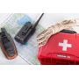 Nanuk 904 Waterproof First Aid Prepper Survival Gear Dust and Impact Resistant Case - Empty - Red