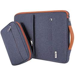 Voova Laptop Sleeve Case, Upgrade Smart Computer Carry Bag with Detachable Accessory Pouch Compatible with 13-13.3 Inch MacBook Air / MacBook Pro, 13.5 Surface Book 2,13 XPS / Chromebook, Waterproof