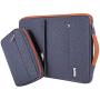 Voova Laptop Sleeve Case, Upgrade Smart Computer Carry Bag with Detachable Accessory Pouch Compatible with 13-13.3 Inch MacBook Air / MacBook Pro, 13.5 Surface Book 2,13 XPS / Chromebook, Waterproof