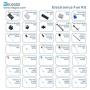 ELEGOO Electronic Fun Kit Bundle with Breadboard Cable Resistor, Capacitor, LED, Potentiometer (235 Items) for Arduino, Respberry Pi
