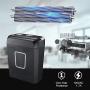 Shredder for Home, Bonsaii 6 Sheet Cross Cut Paper Shredder for Small Home Office Use, Portable Handle Design with 3.4 Gallons Wastebasket (C237-B)