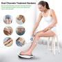 QUINEAR Air Compression Leg Massager for Circulation Calf Wraps Massage,QUINEAR EMS & TENS Foot Massager Electronic Stimulator with Heat