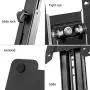 Wearson Folding Monitor Stand - Height Adjustable Vesa Monitor Stand, Tilt, Rotation Free Standing Low Profile Desk Mount for Single Monitor up to 28 inch Screens Upgrade WS-03T