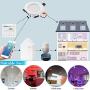 Smart LED Recessed Downlight with Touchscreen Smart Switch & Smart Bridge, FVTLED 10pcs Wireless Bluetooth Mesh 9W 4 inch 700LM 2700K-6500K Dimmable RGBWC Multicolor Color 5 in 1 Ceiling Spotlight