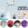 Smart LED Recessed Downlight with Touchscreen Smart Switch & Smart Bridge, FVTLED 10pcs Wireless Bluetooth Mesh 9W 4 inch 700LM 2700K-6500K Dimmable RGBWC Multicolor Color 5 in 1 Ceiling Spotlight