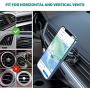 [2021 Upgraded] Miracase Magnetic Phone Car Mount,[2nd Generation-Strong Magnets&Clip] Hands Free Cell Phone Holder for Car, Universal Air Vent Car Phone Holder Mount for All Cell Phones