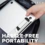ATECH Laptop Bar Stand Foldable Portable Lightweight Aluminum Laptop Table Stand (Space Gray)