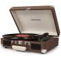 Crosley Cruiser Deluxe Vintage 3-Speed Bluetooth Suitcase Turntable, Tweed